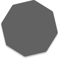 Gray octagon shape