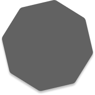 Gray octagon shape