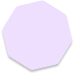 Pink octagon shape