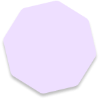 Pink octagon shape