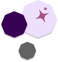 Three octagon shape icon