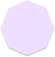 Pink octagon shape