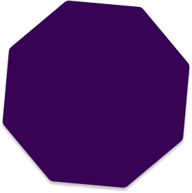 Purple Octagon Shape